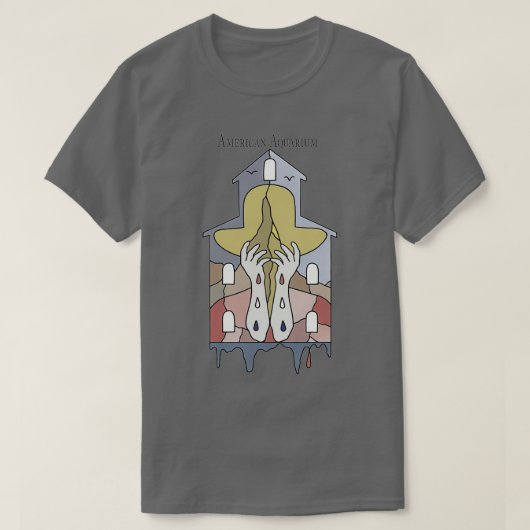 Logo des American Aquarium House T-Shirt (Design vorne)