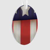 Logo des amerikanischen Superhelden Ornament (Vorderseite)