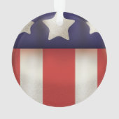 Logo des amerikanischen Superhelden Ornament (Rückseite)