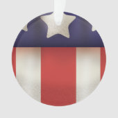Logo des amerikanischen Superhelden Ornament (Vorderseite)