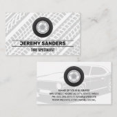 Logo des Auto | Reifenmarken Visitenkarte (Vorne/Hinten)