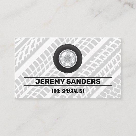 Logo des Auto | Reifenmarken Visitenkarte (Vorderseite)