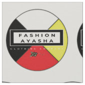 Logo des Ayasha Medicine Wheel Stoff (Nahaufnahme)