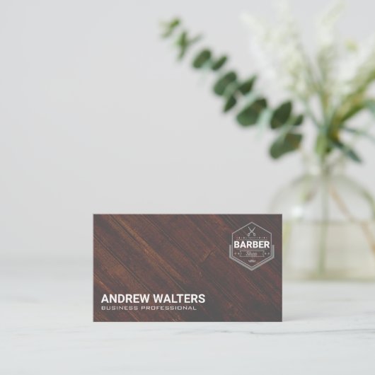 Logo des Bartels Shop | Holzplatten Visitenkarte (Stehend Vorderseite)