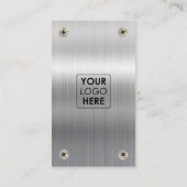 Logo des Bauunternehmers QR Code Soziales Visitenkarte (Rückseite)