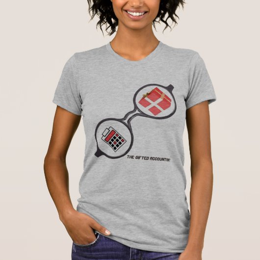 "Logo des begabten Buchhalters" T-Shirt (Vorderseite)