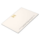 Logo des beigen Unternehmens Notizblock (angewinkelt)