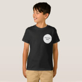 Logo des benutzerdefinierten Sportteams mit Name u T-Shirt (Vorne ganz)