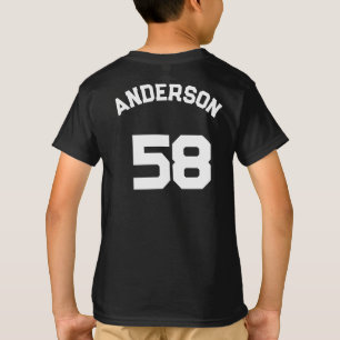 Logo des benutzerdefinierten Sportteams mit Name u T-Shirt