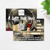 Logo des Black Gold Makeup Künstlers QR 100 Stücke (Schreibtisch)