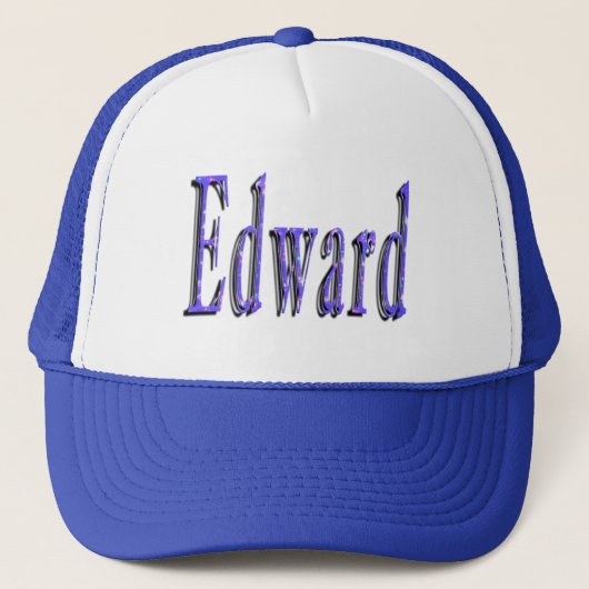 Logo des Blue Edward, Truckerkappe (Vorderseite)