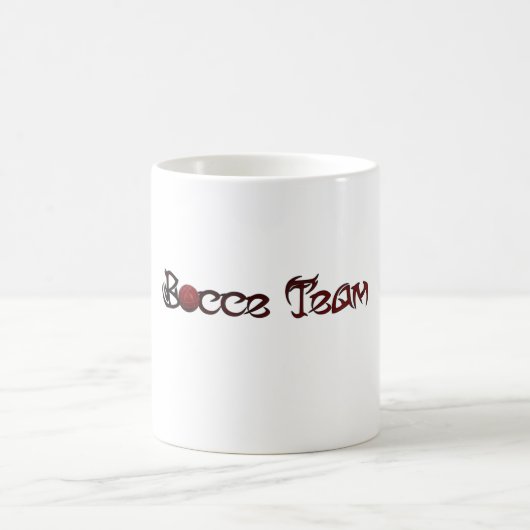 Logo des Bocce-Teams 1 Kaffeetasse (Mittel)