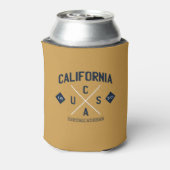 Logo des California Staat Hipster Dosenkühler (Kanne Rückseite)