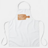 Logo des Caterings für den Koch der Aquarelltafel Schürze (Vorderseite)