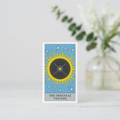 Logo des Celestial Tarot Sun Personal Trainer Weig Visitenkarte (Stehend Vorderseite)