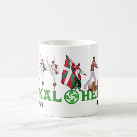 Logo des Custom Euskal Herria Baskenland Festival: Kaffeetasse (Mittel)