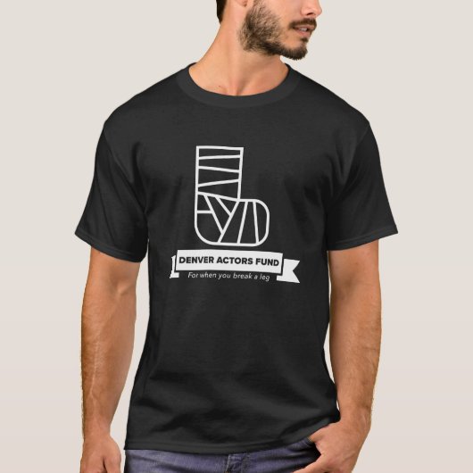 Logo des Denver Actors Fund T-Shirt (Vorderseite)