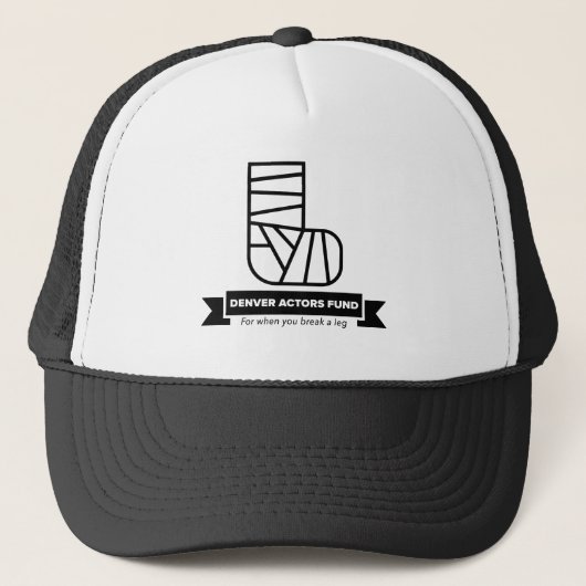 Logo des Denver Actors Fund Truckerkappe (Vorderseite)