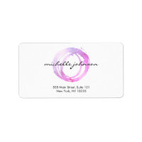 Logo des Designers "Luxe Pink Painted Circle"