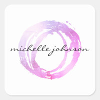 Logo des Designers "Luxe Pink Painted Circle"