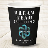 Logo des Dream Team Gebäude Company Pappbecher