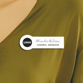 Logo des Firmenpersonals Mitarbeiter-ID Magnetic Namensschild