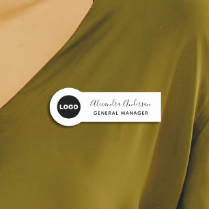 Logo des Firmenpersonals Mitarbeiter-ID Magnetic Namensschild