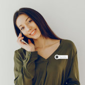 Logo des Firmenpersonals Mitarbeiter-ID Magnetic Namensschild