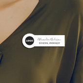 Logo des Firmenpersonals Mitarbeiter-ID Magnetic Namensschild