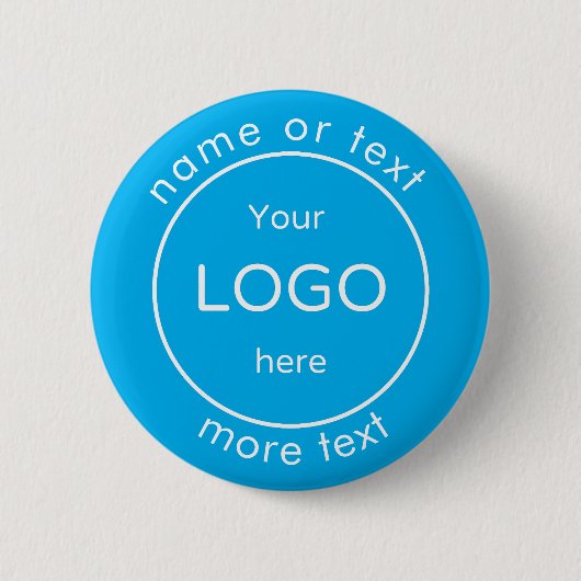 Logo des Firmenshops blau hinzufügen Button (Vorderseite)