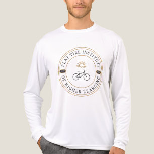 Logo des Flat Tire Institute of Higher Learning Tri-Blend Shirt