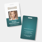 Logo des Fotos "Grüne Sicherheitsidentität" Ausweis (Vorder- & Rückseite)