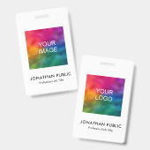 Logo des Fotos Mitarbeiter Ausweis (Vorder- & Rückseite)