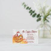 Logo des Fricken Chicken Restaurants | Flame Visitenkarte (Stehend Vorderseite)