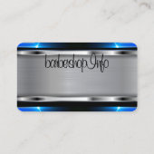 Logo des Friseur-Shops / Visitenkarte des Schädels (Rückseite)