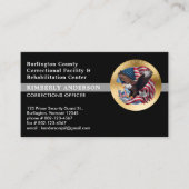 Logo des Gefängnisschutzes für die benutzerdefinie Visitenkarte (Vorderseite)