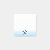Logo des Geologenhammer Post-it Klebezettel (Vorderseite)