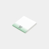 Logo des Geologenhammer Post-it Klebezettel (angewinkelt)