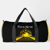 Logo des Goldenen Bowling-Teams Duffle Bag (Rückseite)