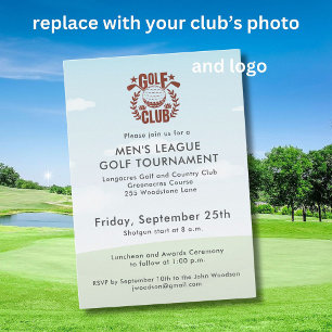 Logo des Golfclub-Foto-Herrenliga-Turniers   Einladung