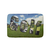 Logo des Golfplatzes, Memory Foam Bath Mat Badematte (Vorderseite)