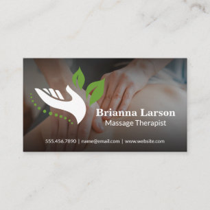 Logo des Handmassagetherapeuten Gesundheit Visitenkarte