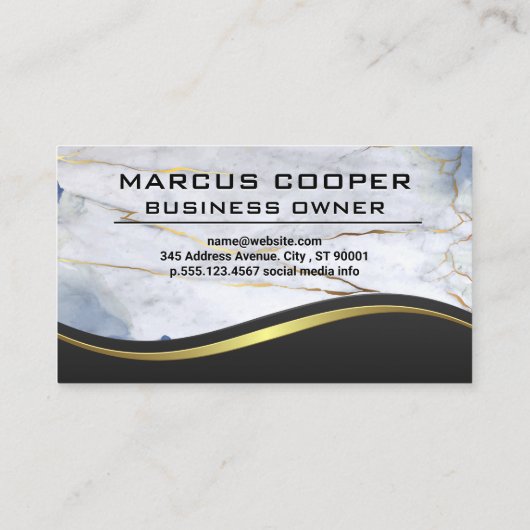 Logo des Hauses | Business Card für Metallkarton Visitenkarte (Rückseite)