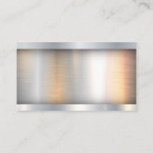 Logo des Hauses | Metallindustrie Visitenkarte (Rückseite)