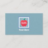 Logo des Health Food Store Visitenkarte (Vorderseite)