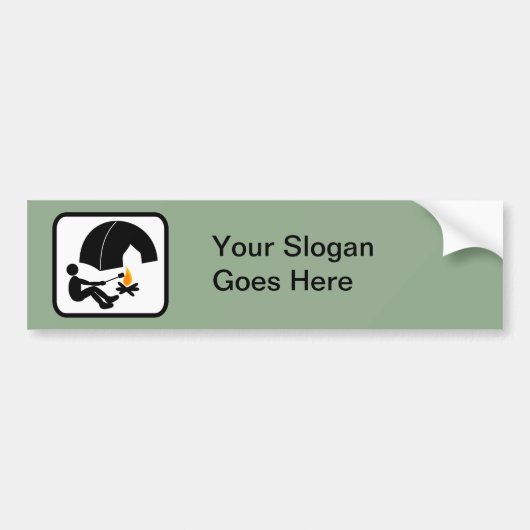 Logo des individuell anpassbaren Campers Autoaufkleber (Vorne)