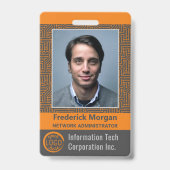 Logo des IT-Mitarbeiters für das benutzerdefiniert Ausweis (Vorderseite)