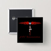 Logo des JML-Kommunikationsturms Button (Vorne & Hinten)