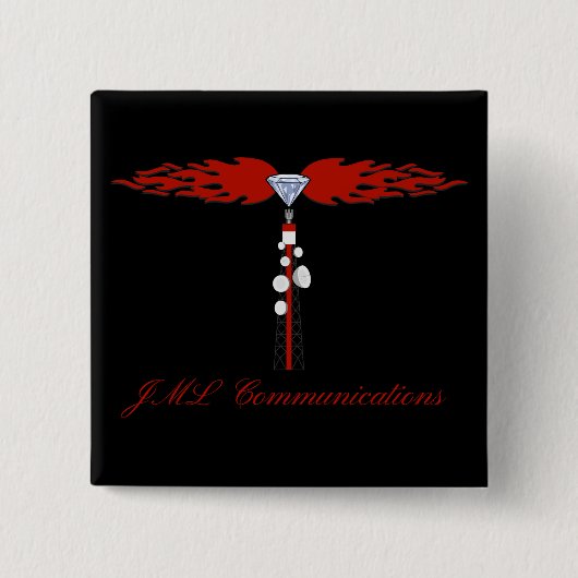 Logo des JML-Kommunikationsturms Button (Vorderseite)