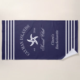 Logo des Junggeselinnen-Abschied Social Club Strandtuch